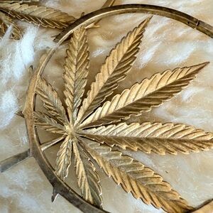 Gold Leaf cannabis hoops